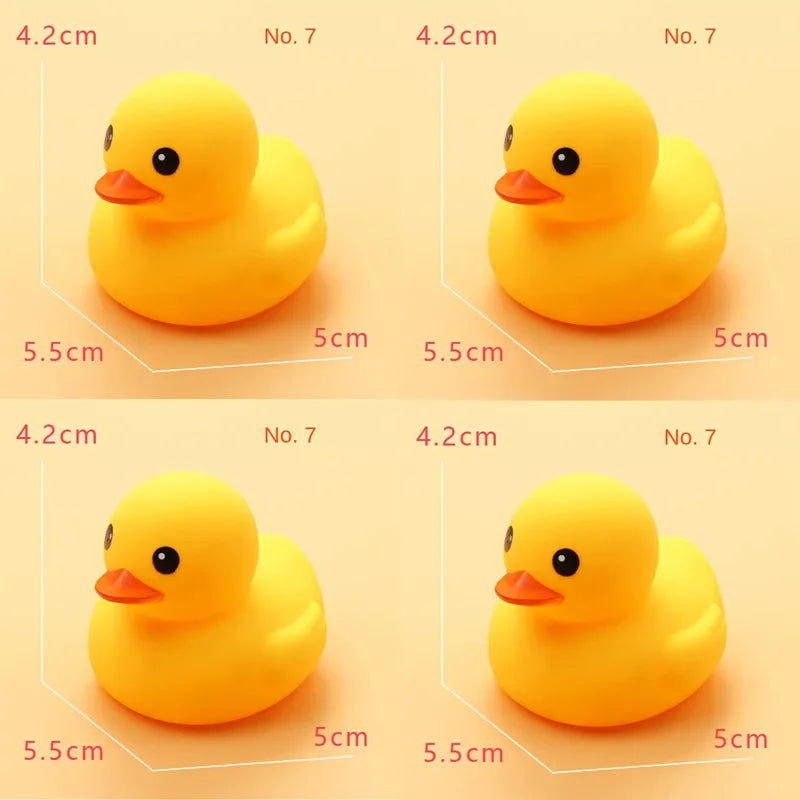 Classic Squeaky Rubber Duck Bath Toy for Babies
