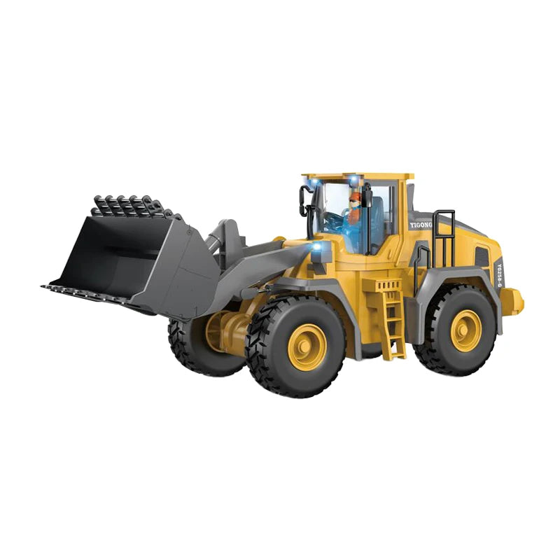 2.4G Remote Control Excavator with Lights and Sound Effects