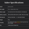 Darth Maul Heavy Dueling Lightsaber with Bluetooth Color Control