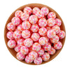 Pink Silicone Round Beads for DIY Jewelry Making