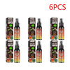 Six packs of Extra-Strength Fart Spray Prank Gag in dark brown and black packaging.