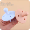 Soft Silicone Baby Pacifier with Clip Chain
