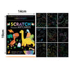 Rainbow Scratch Art Paper Set for Kids – DIY Graffiti & Drawing Activity Book