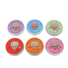 A set of colorful liquid glass crystal slime stress relief fidget toys in various shades of purple, blue, green, and orange.