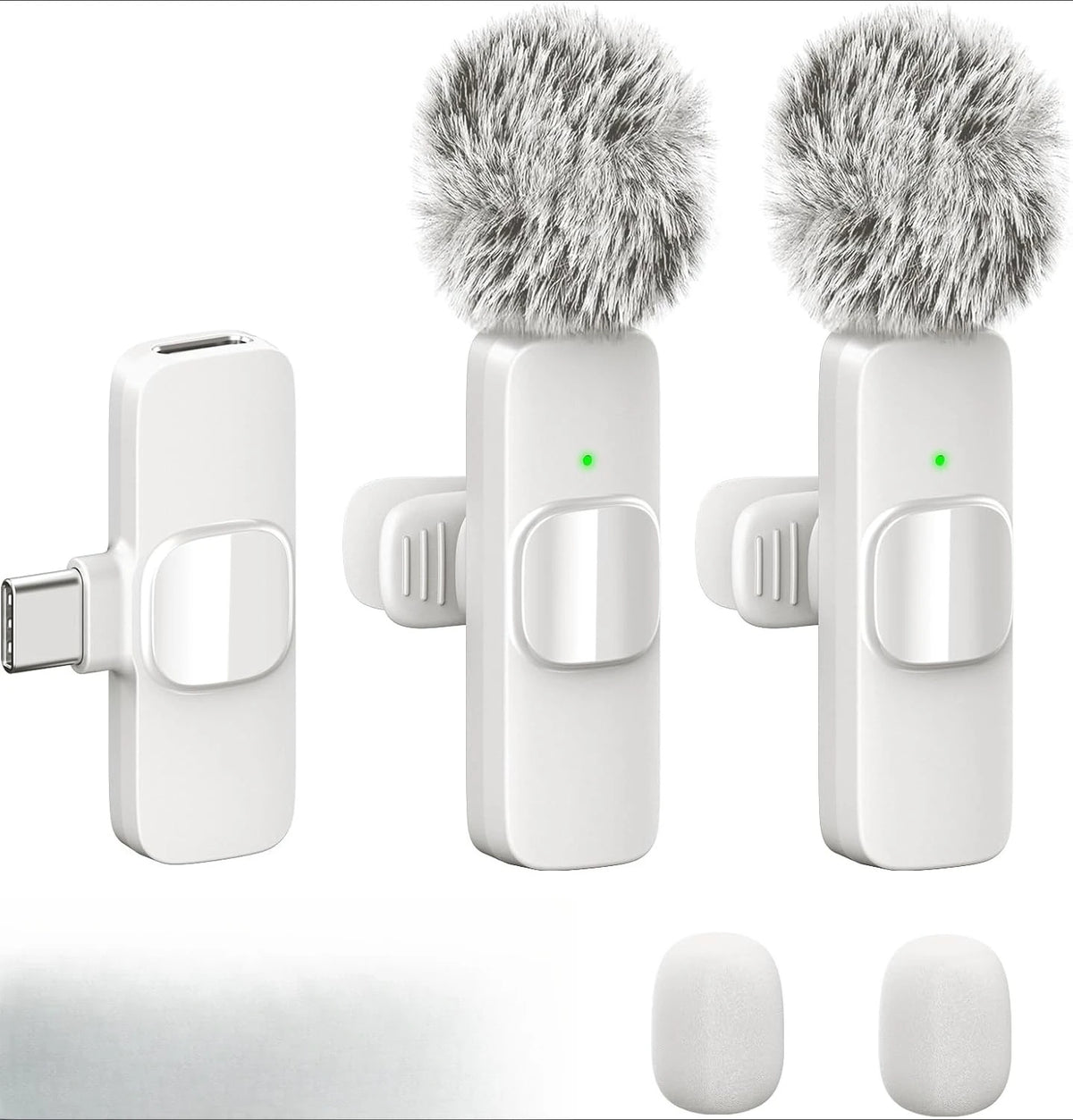 Wireless Lavalier Microphone with Noise Cancellation