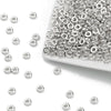 Rose Gold Plated Flat Round Spacer Beads for Jewelry Making
