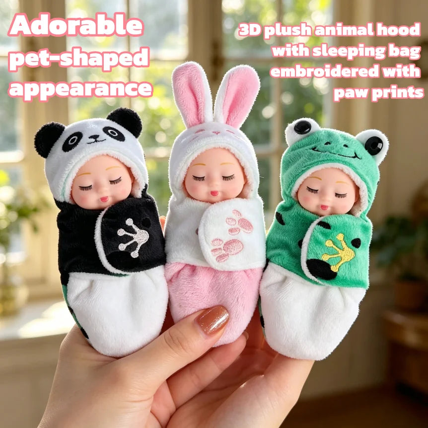 Adorable Plush Finger Puppet Baby Doll Set for Imaginative Play