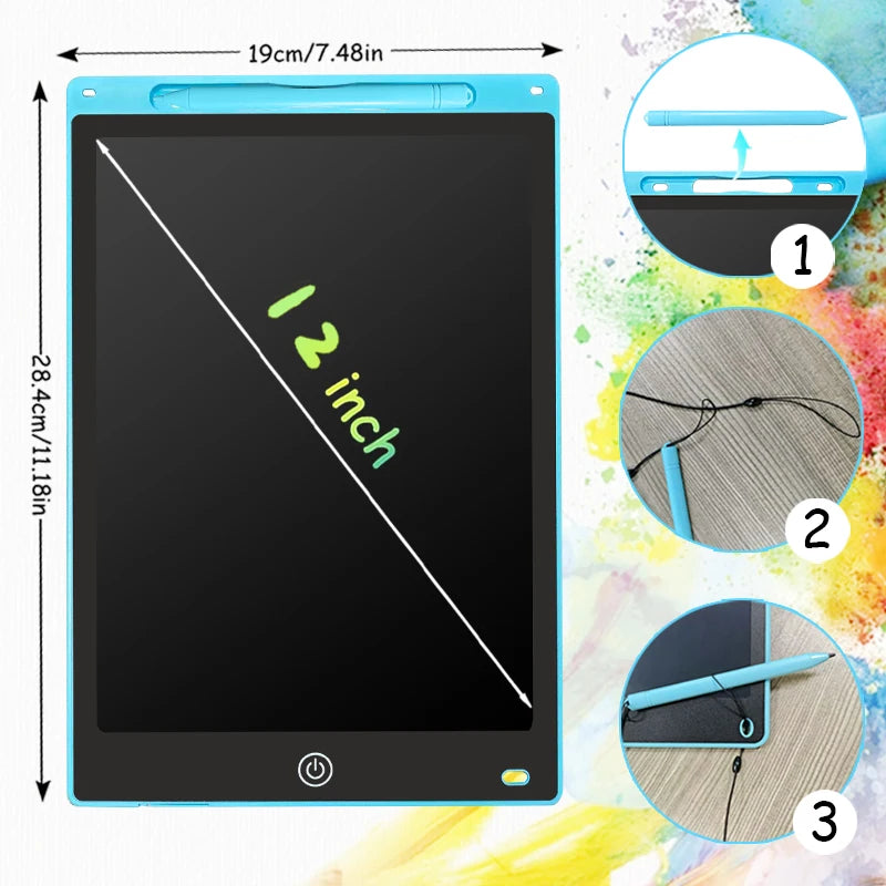 LCD Writing Tablet for Kids – Doodle Board with Lock Function