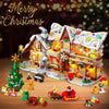 Gingerbread House Building Set with LED Lights – 3 Holiday Styles for Kids and Adults