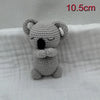 Handmade Amigurumi Plush Toy Set – Fox, Cow & Lamb Sleeping Dolls
