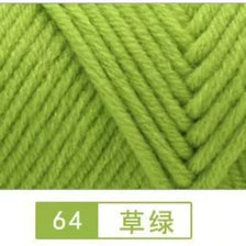 Close-up of bright lime green yarn showing a diagonal knit pattern.