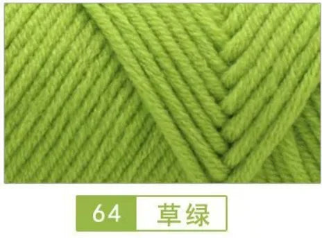 Close-up of bright lime green yarn showing a diagonal knit pattern.