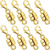 Magnetic Necklace Clasp Converter with Lobster Claw – 14K Gold & Silver Plated