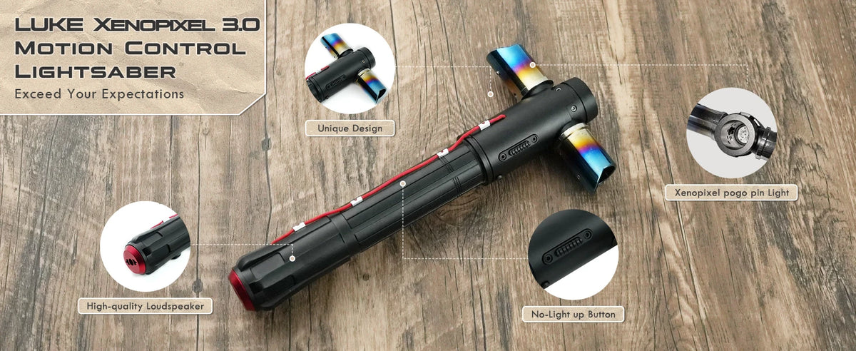 Premium Lightsaber with App Control and Customizable Colors
