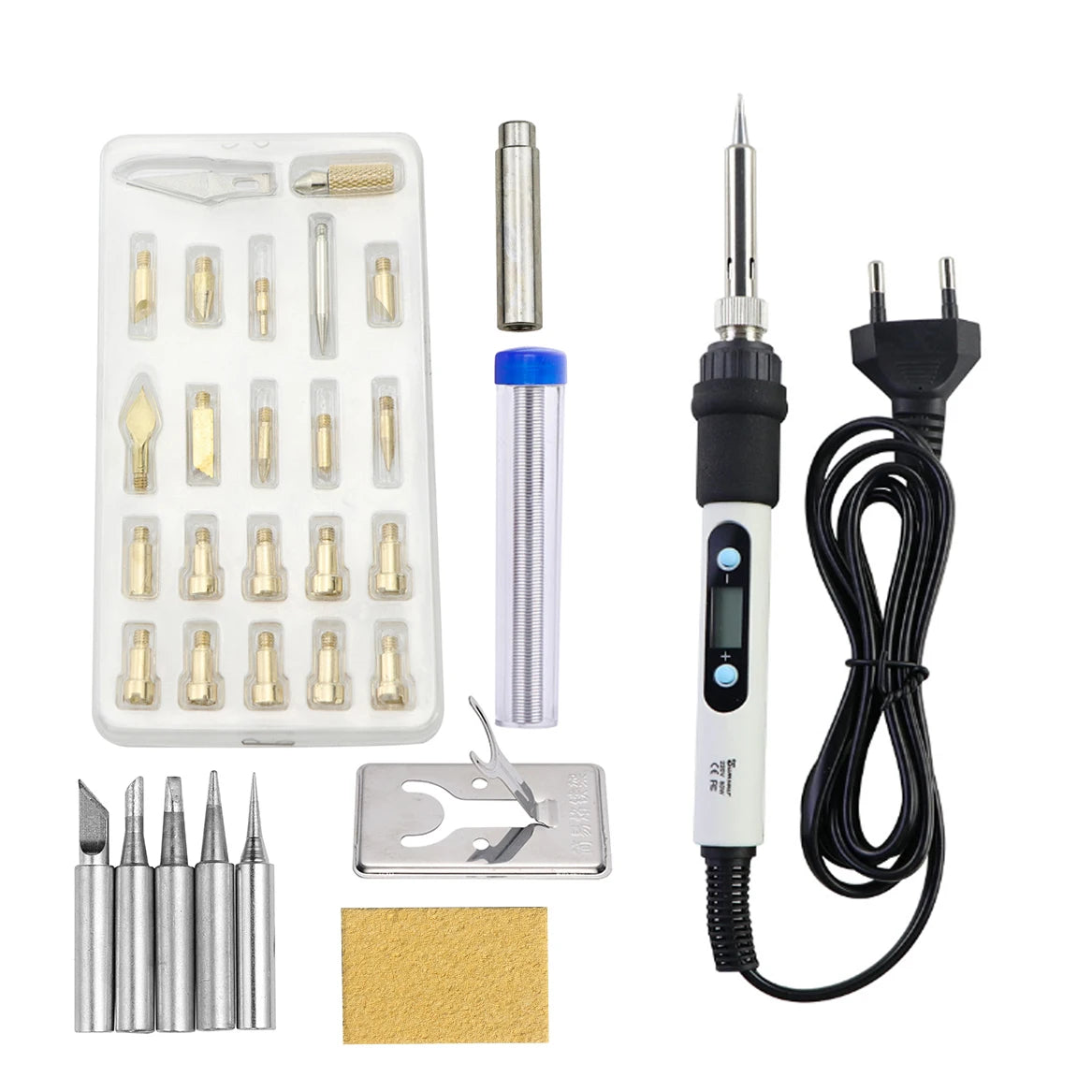 Adjustable Temperature Wood Burning & Soldering Pen Kit