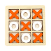 Classic Wooden Tic Tac Toe Game for Family Fun