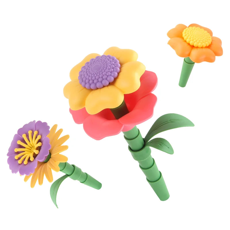 STEM Flower Garden Building Toy Set for Kids