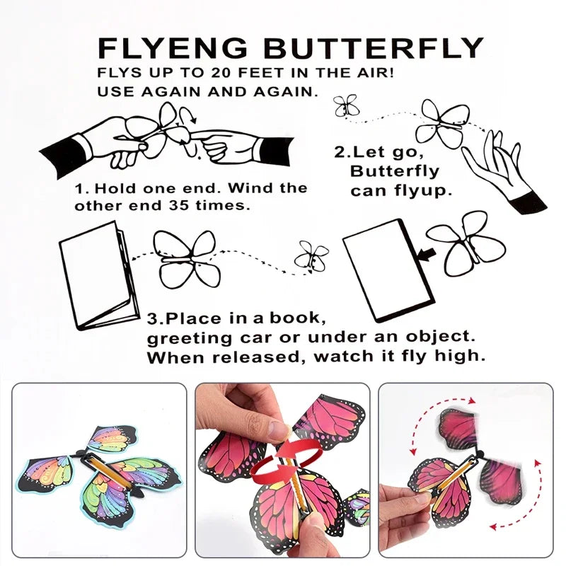 Magic Flying Butterfly Surprise Toy