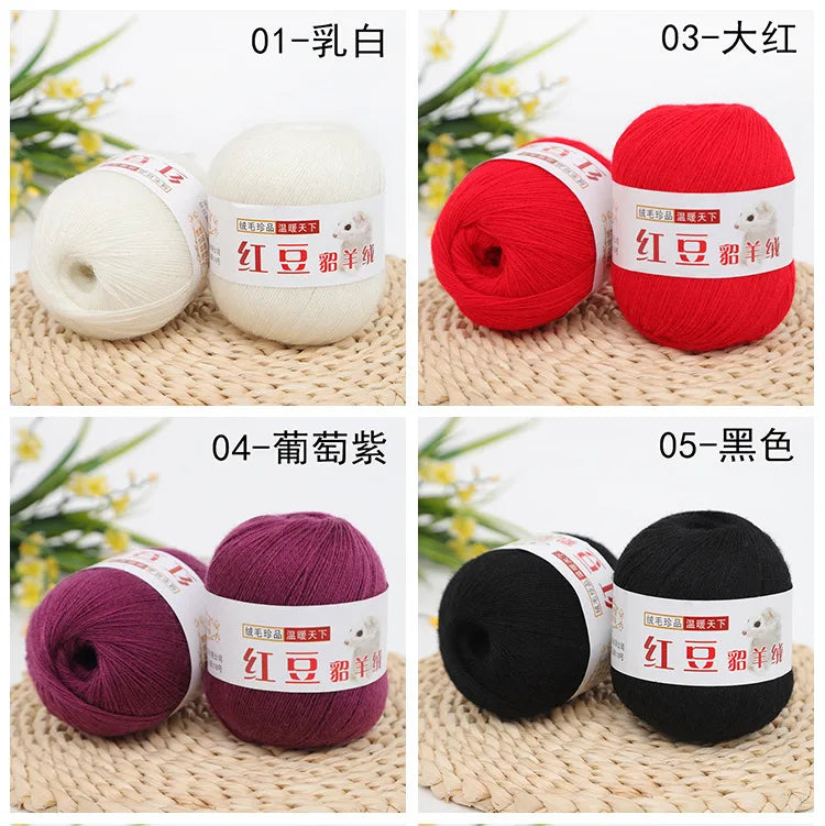 Cashmere Blend Fine Yarn for Knitting & Crochet