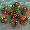 7-Piece Polyhedral Glitter Dice Set for Dungeons & Dragons