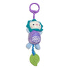 Soft Hanging Baby Rattle with Sensory Cartoon Plush Toy for Stroller and Crib