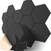 Hexagonal Self-Adhesive Acoustic Panels for Soundproofing and Echo Reduction (Pack of 5)