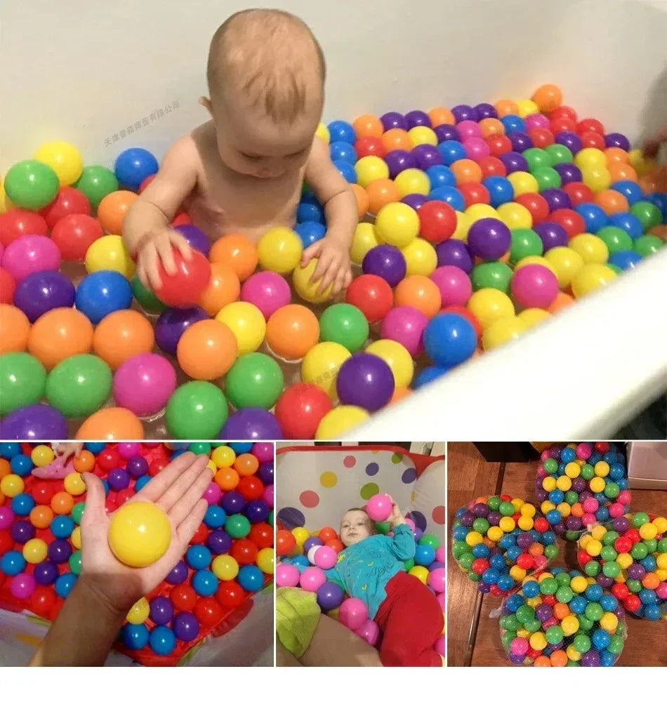Colorful Soft Play Balls for Ball Pits & Sensory Fun (100-Pack)