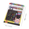 Rainbow Scratch Art Paper Set for Kids – DIY Graffiti & Drawing Activity Book