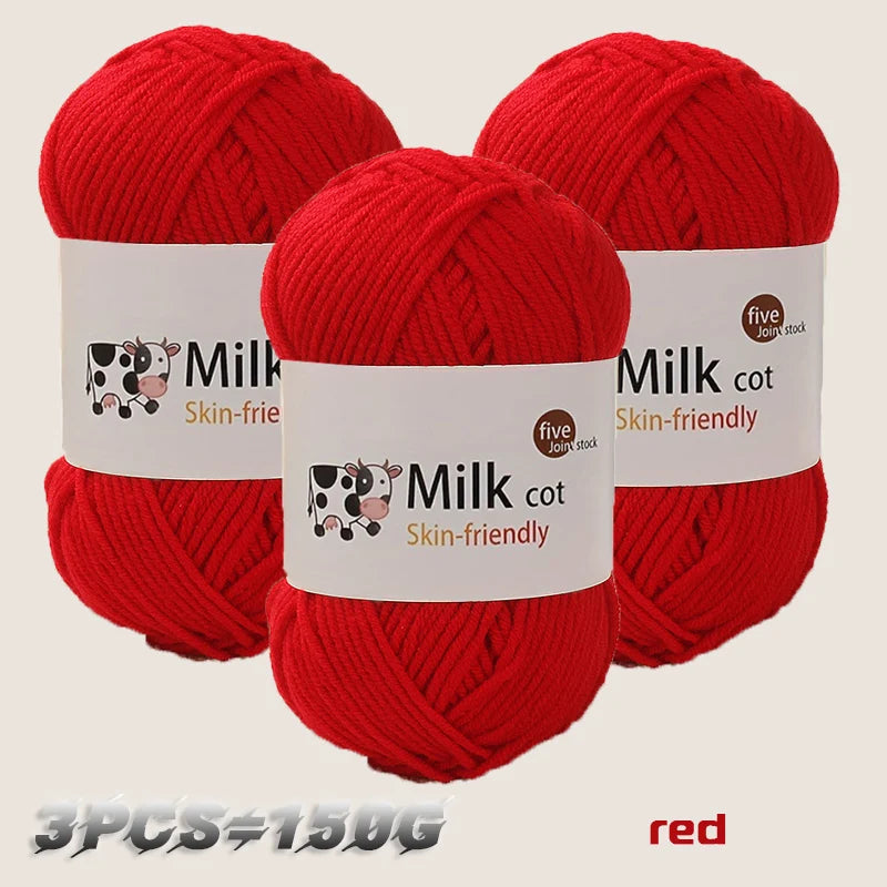 Soft Acrylic Yarn Ball – Medium Weight for Knitting & Crochet