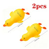 Two yellow duck squishy toys for stress relief and sensory play