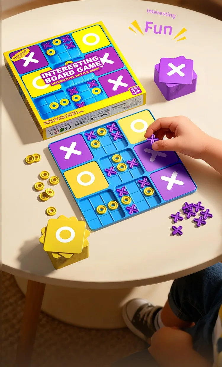 Classic Tic Tac Toe Board Game for Kids and Families