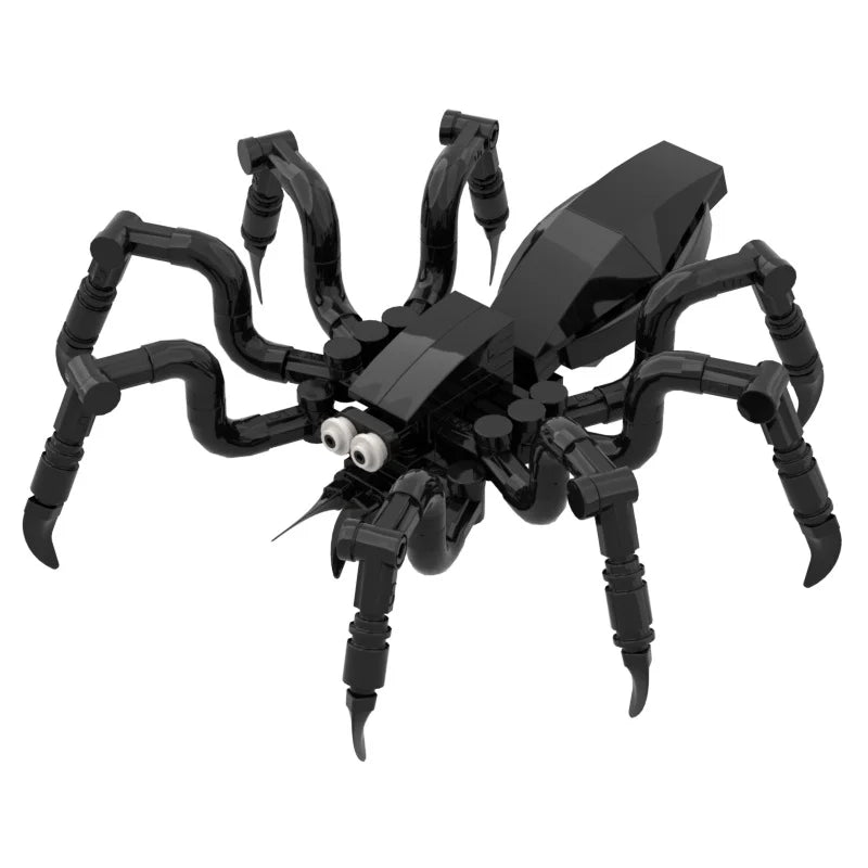 Building Block Kit: Black Spider Model
