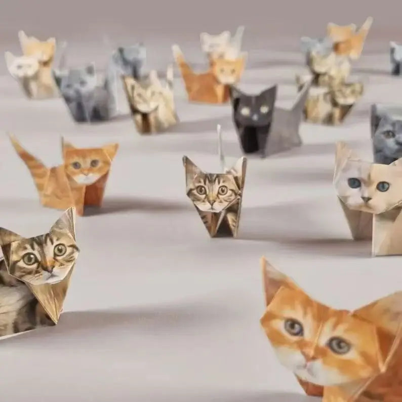 DIY Origami Animal Craft Kit – 50 Foldable Paper Figures