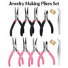 Complete Jewelry Making Tool Set with Pliers and Ring Sizer