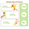 Animal Rattle Teether Toy for Babies – Sensory Development Gift