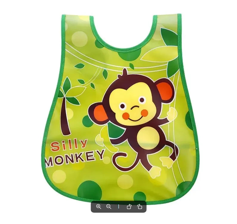 Baby Feeding Bib with Catch Pocket