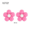 Colorful Silicone Flower Beads for Jewelry Making
