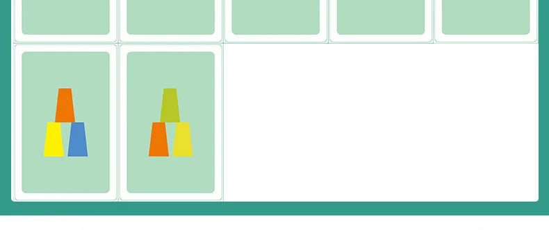 Stack Cup Speed Game with Color Recognition Cards