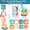 Sensory Folding Activity Cube for Toddlers – Montessori Busy Board Toy
