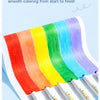 A set of silky and smooth twist-up crayons in various colors, designed for easy grip and coloring from start to finish.