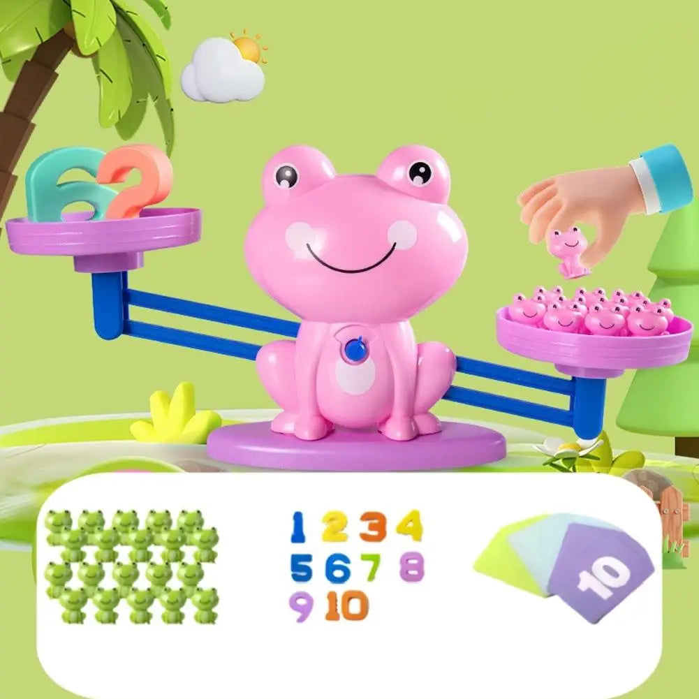 Frog Balance Math Learning Toy for Kids