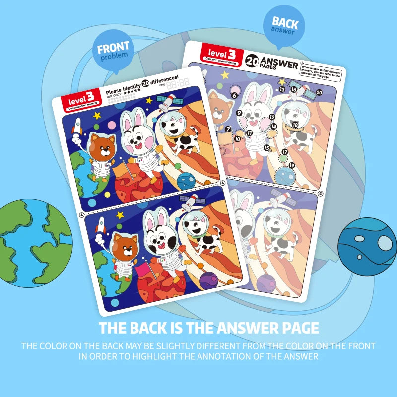 Spot the Difference Cards – Reusable Observation Game for Kids