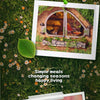 DIY Wooden Dollhouse Miniature Kit with LED Lights