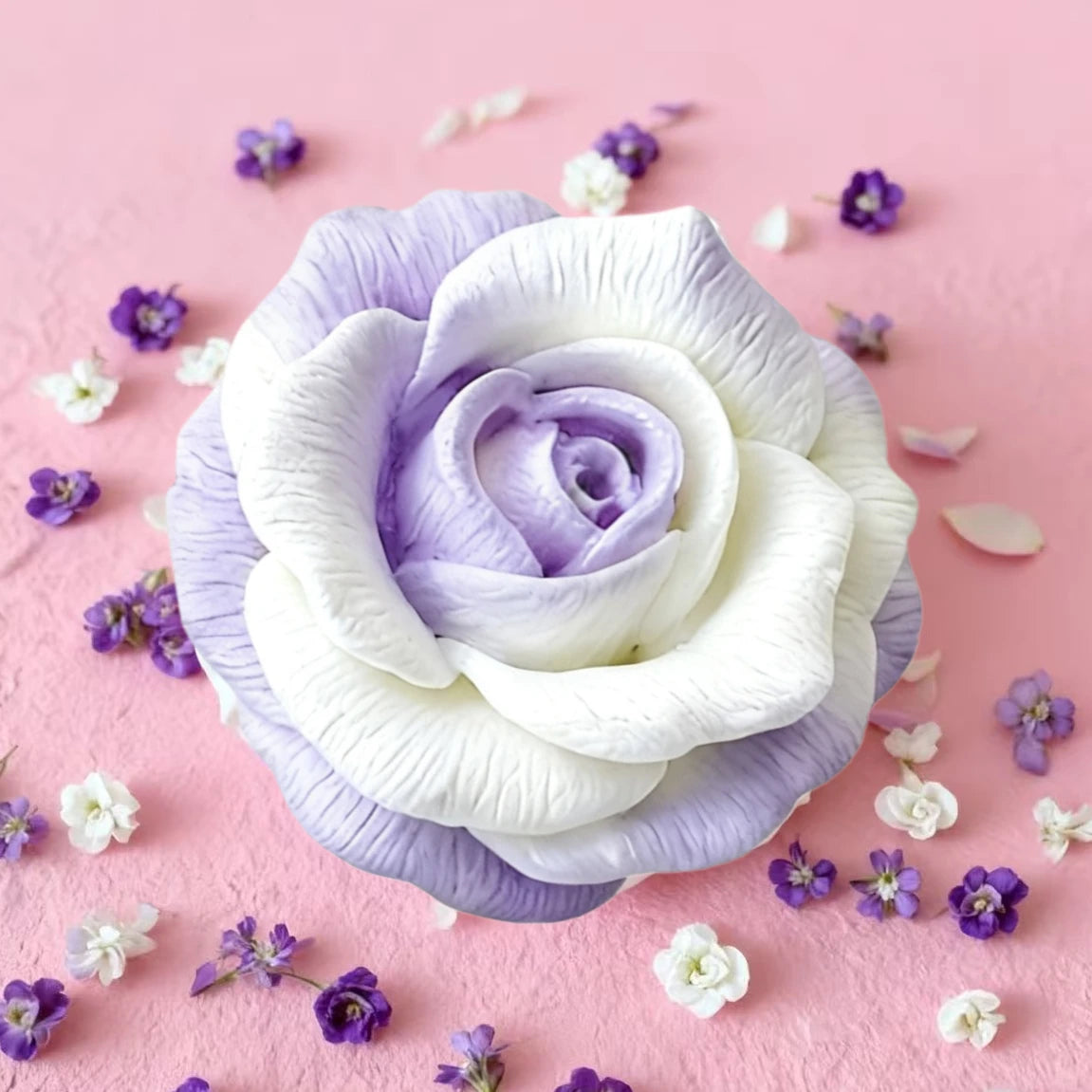 Elegant Rose Silicone Mold for Crafting and Decor