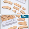 Wooden Train Track Expansion Set – Compatible with All Major Brands