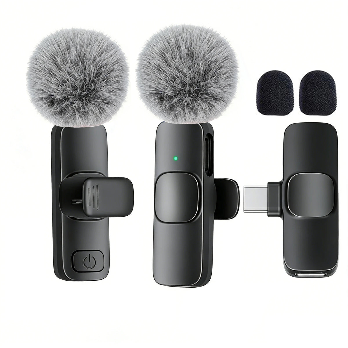 Professional Wireless Lavalier Microphone for Type-C Devices