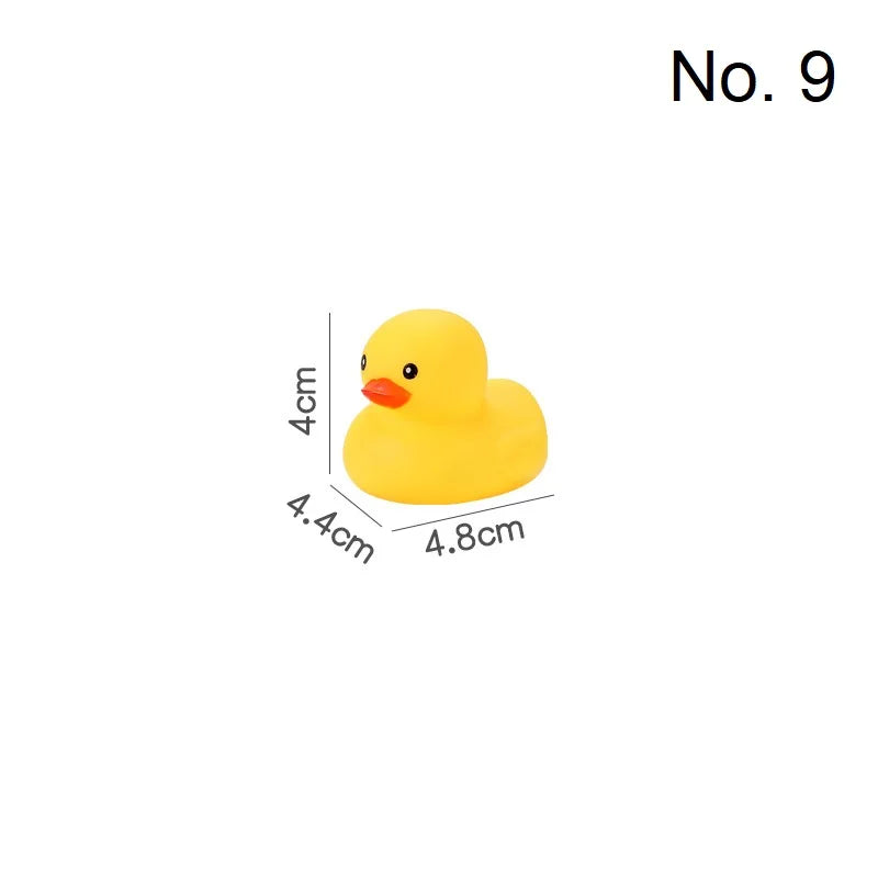 Classic Squeaky Rubber Duck Bath Toy for Babies