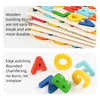 Wooden Montessori Number Puzzle & Sorting Toy