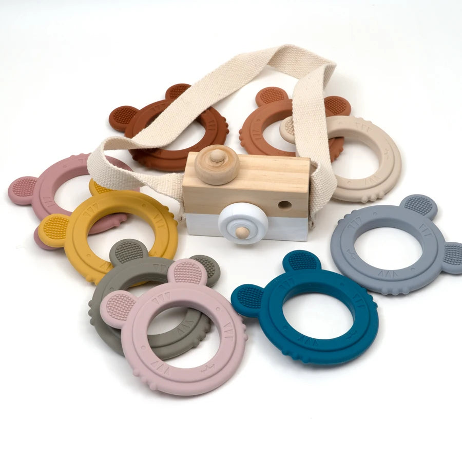 Cartoon Rabbit Silicone Baby Teether