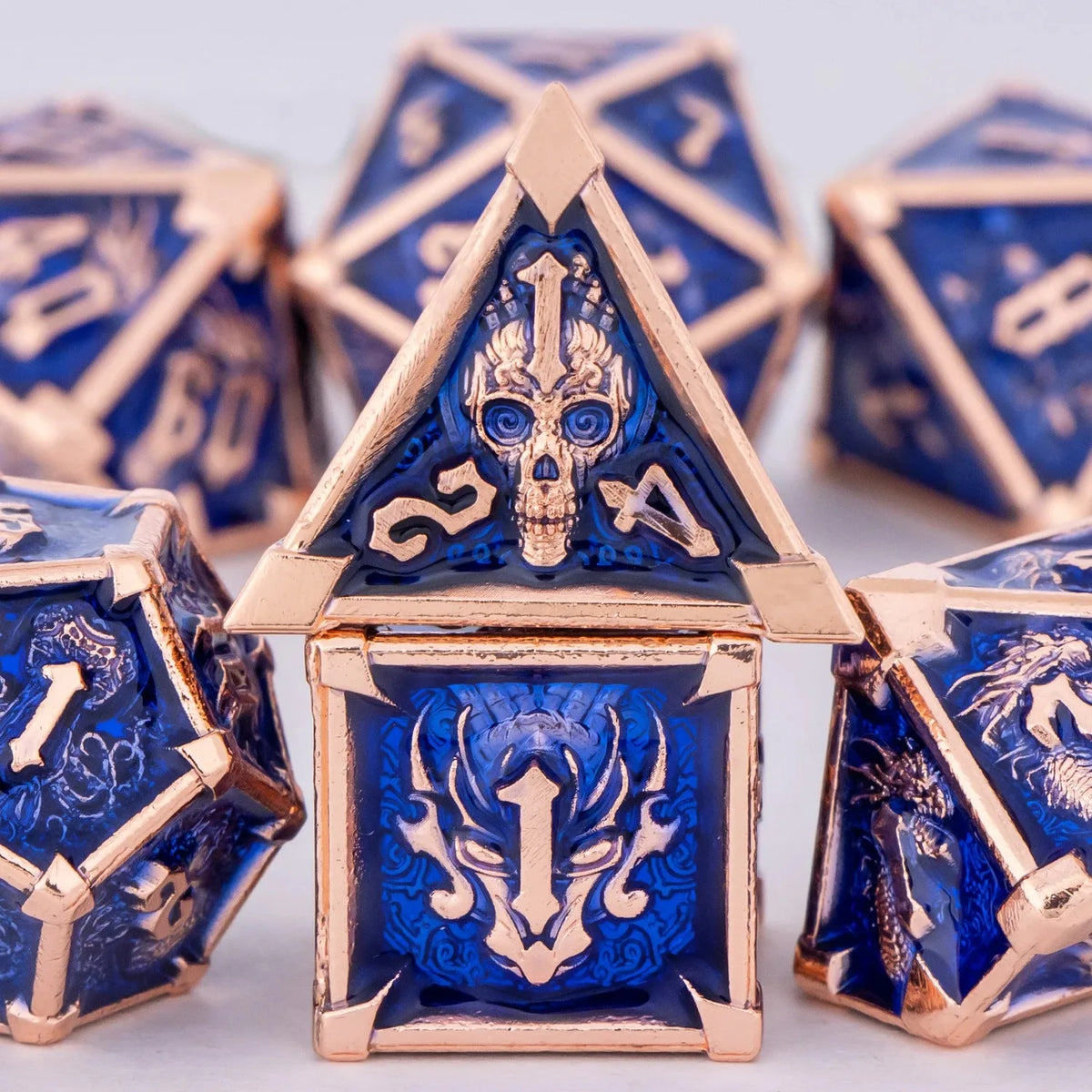 Precision Metal Polyhedral Dice Set for RPG & Tabletop Gaming